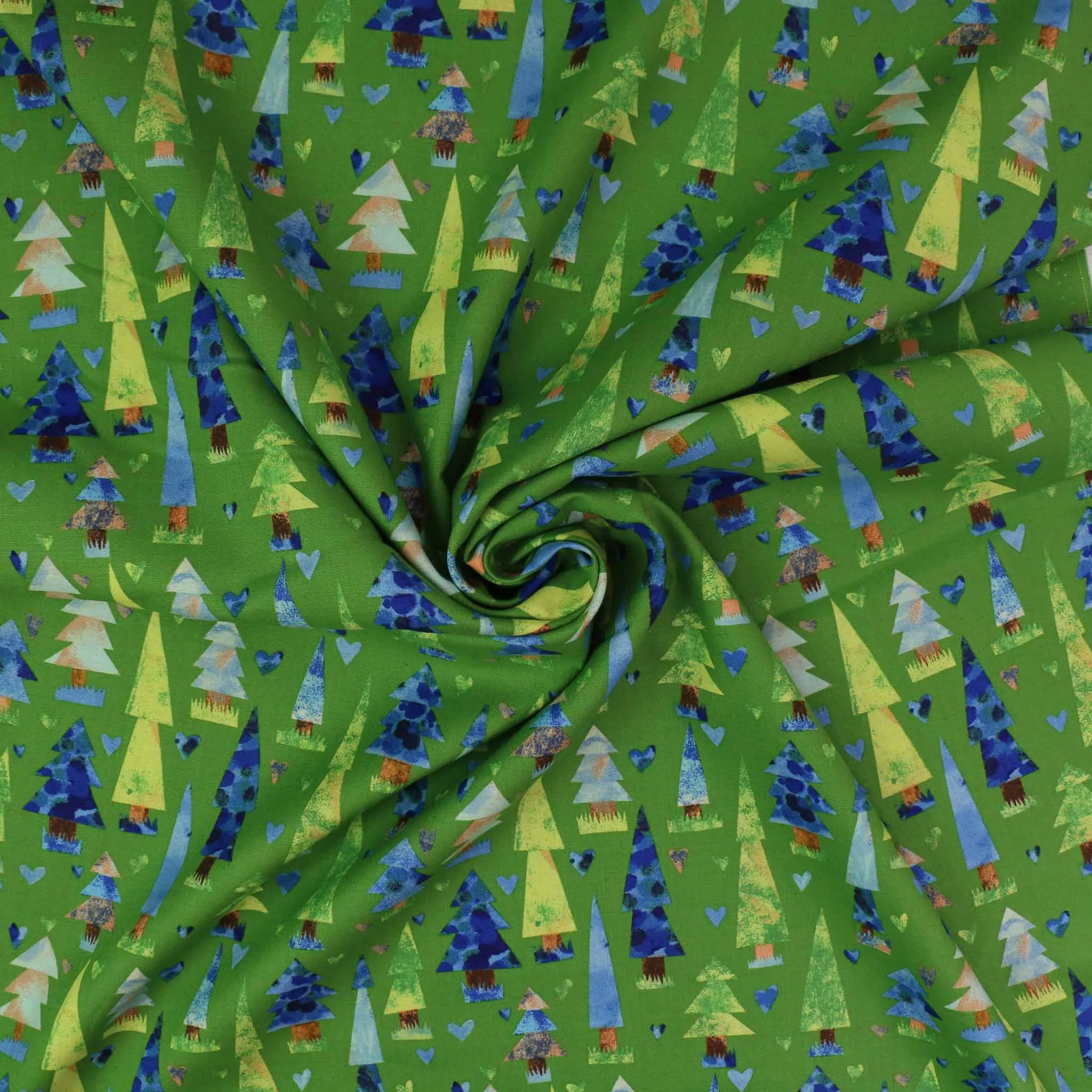 100% Cotton fabric - Green