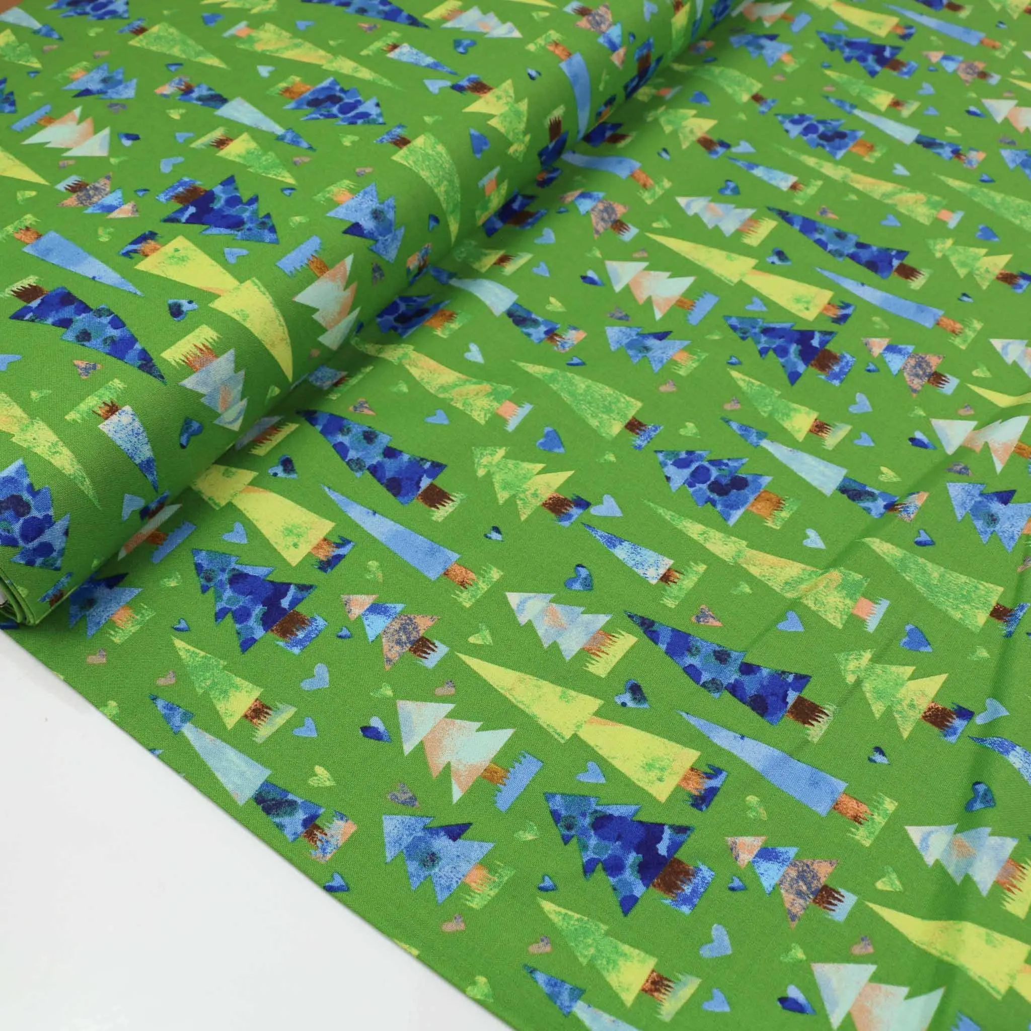 100% Cotton fabric - Green