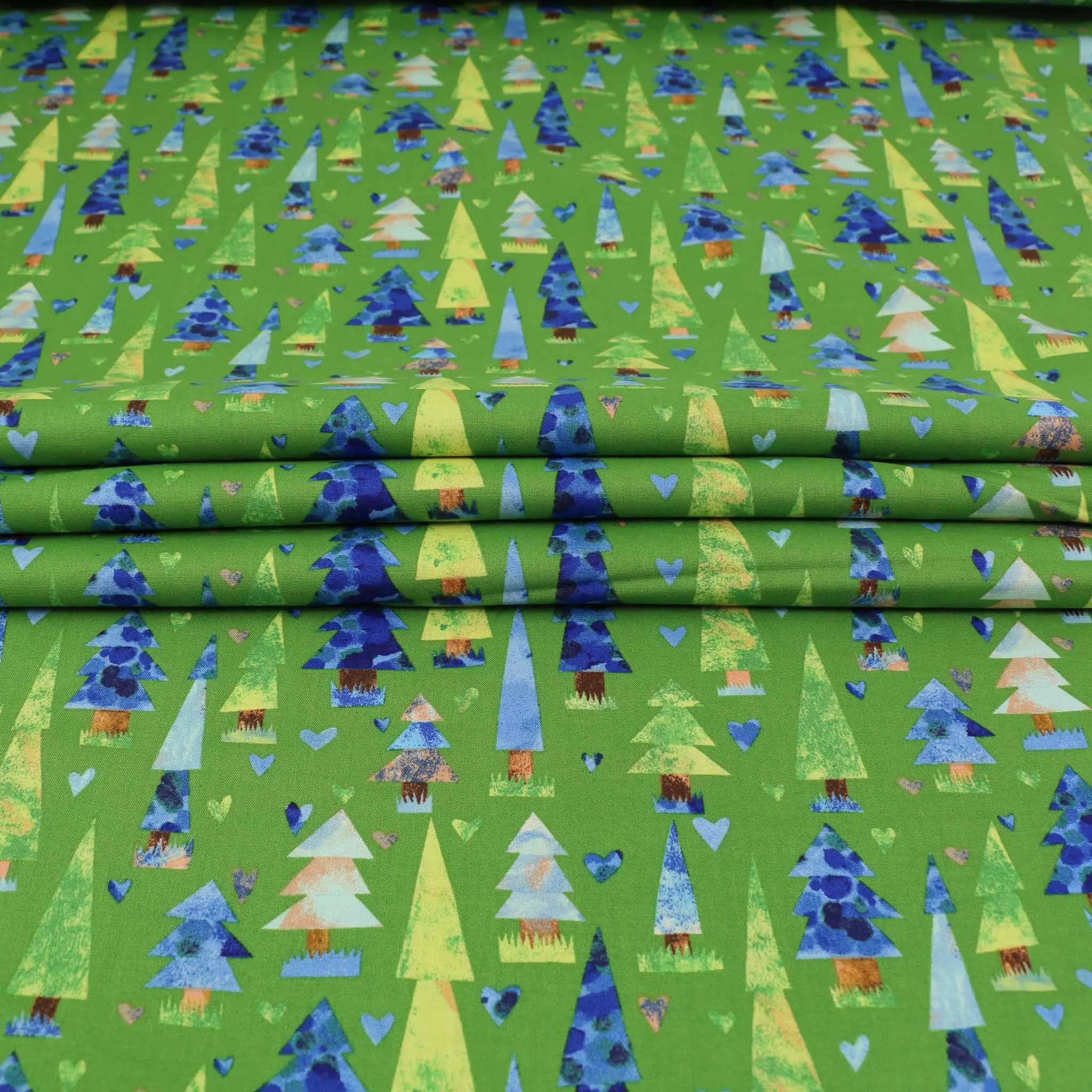 100% Cotton fabric - Green