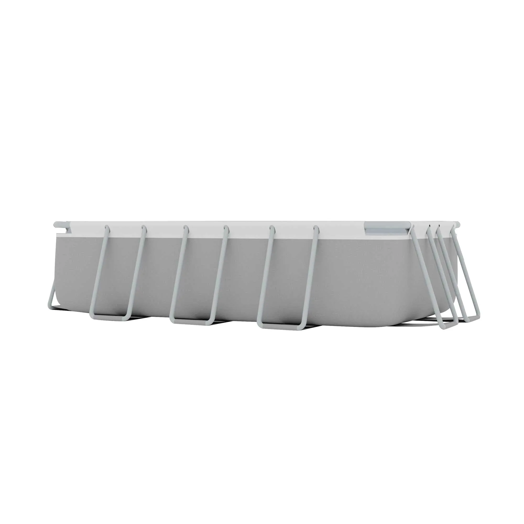 13ft Deluxe Steel Frame Swimming Pool Rectangular with Filter Pump - DL21