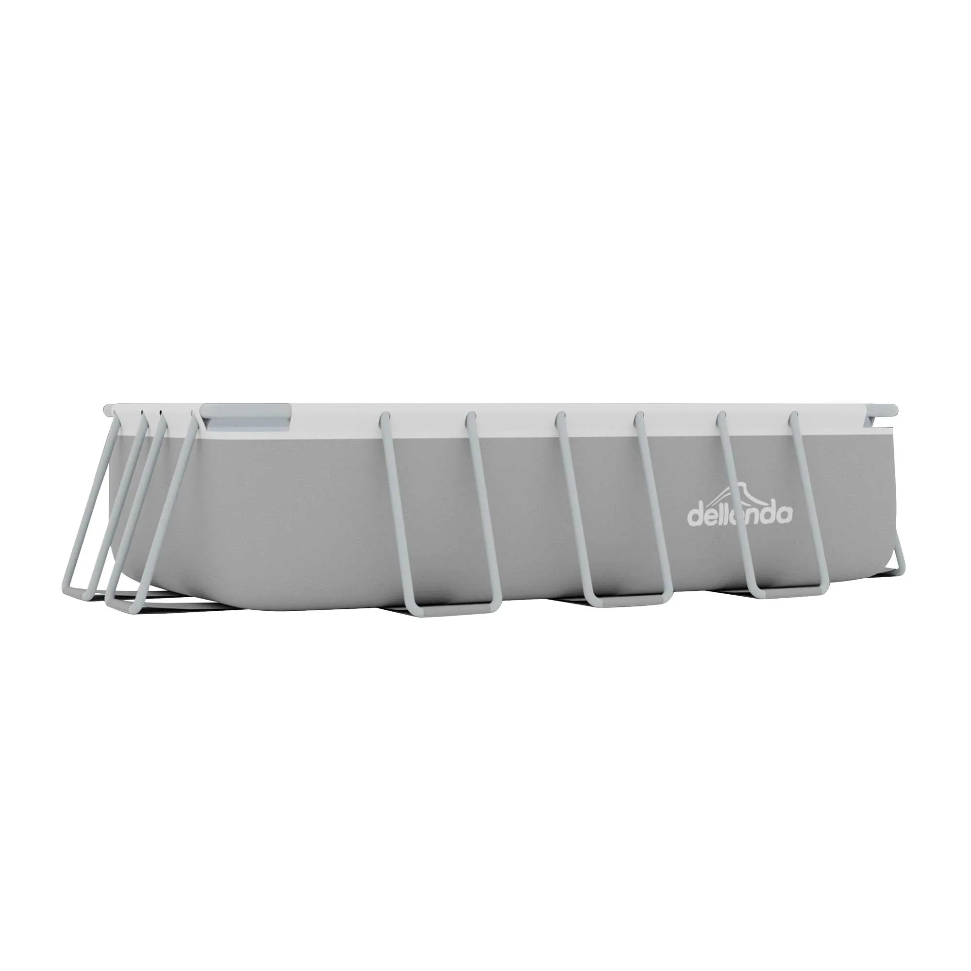 13ft Deluxe Steel Frame Swimming Pool Rectangular with Filter Pump - DL21