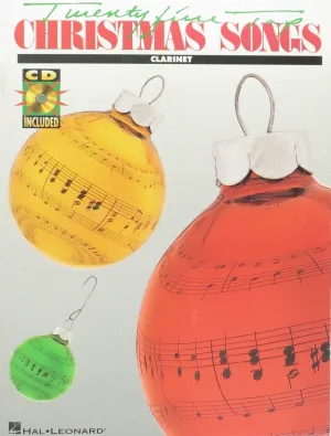 25 Christmas Songs for Clarinet, Book & CD