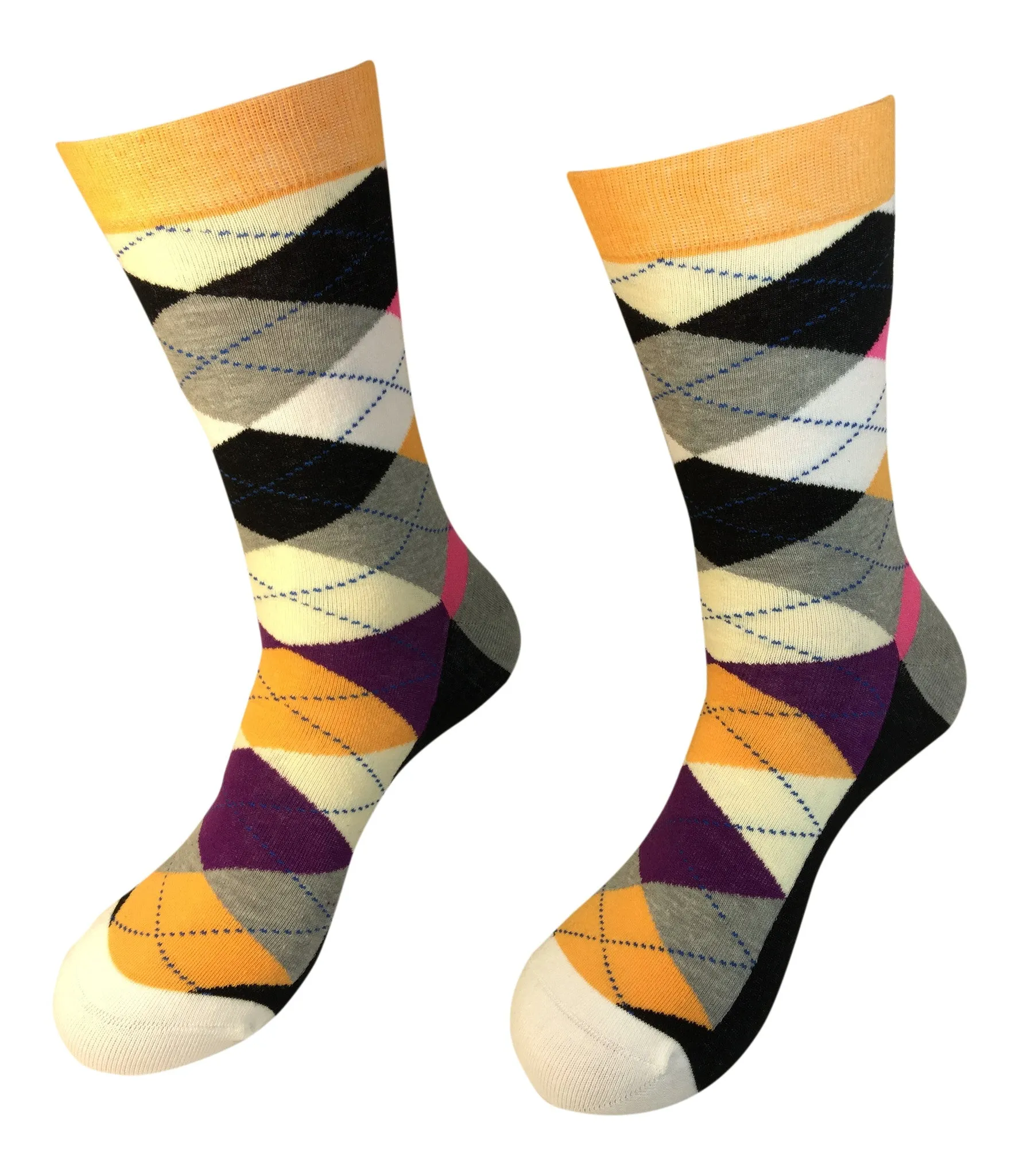 5 Pair Men Matching Fashion Dress Socks Gift Box-Groomsmen Weddings Party Socks