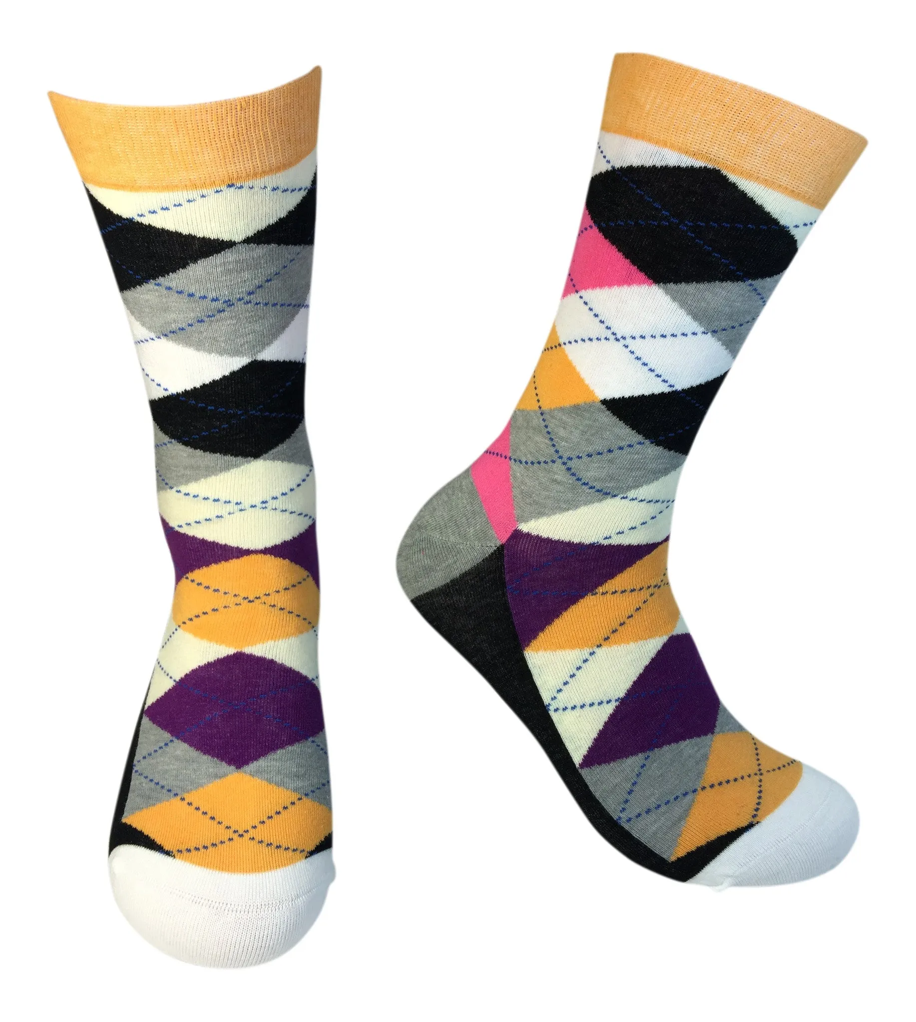 5 Pair Men Matching Fashion Dress Socks Gift Box-Groomsmen Weddings Party Socks