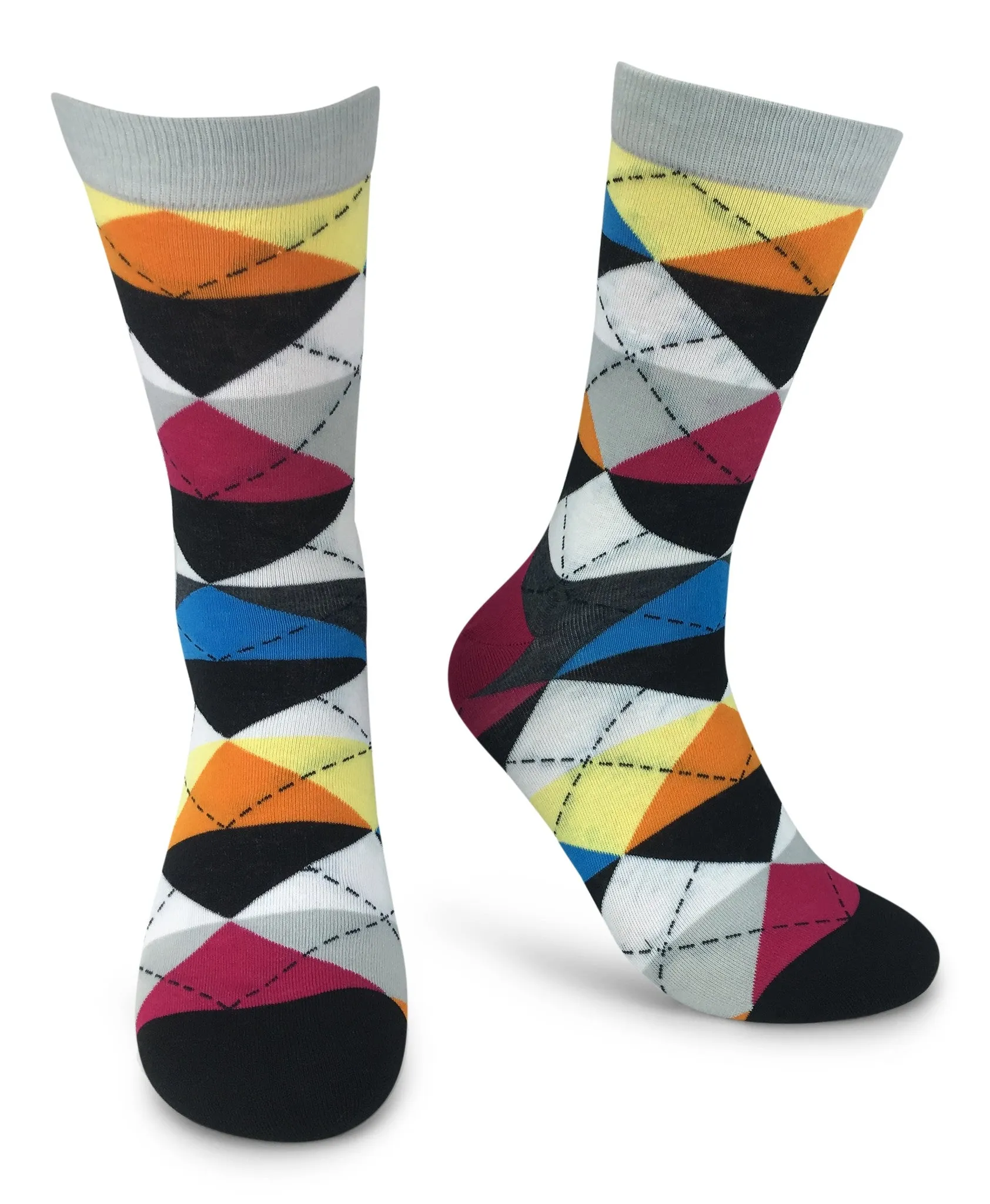 5 Pair Men Matching Fashion Dress Socks Gift Box-Groomsmen Weddings Party Socks