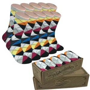 5 Pair Men Matching Fashion Dress Socks Gift Box-Groomsmen Weddings Party Socks
