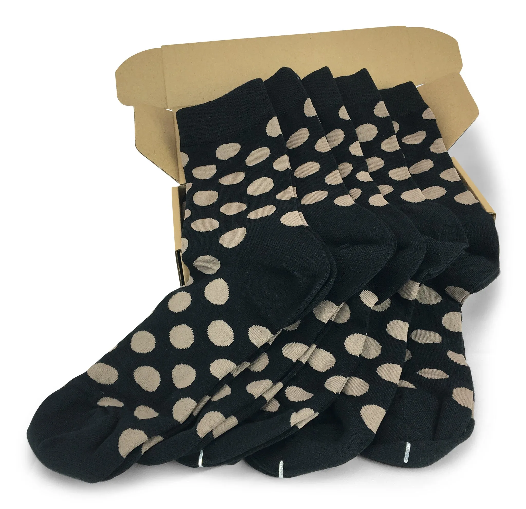 5 Pair Men Matching Fashion Dress Socks Gift Box-Groomsmen Weddings Party Socks
