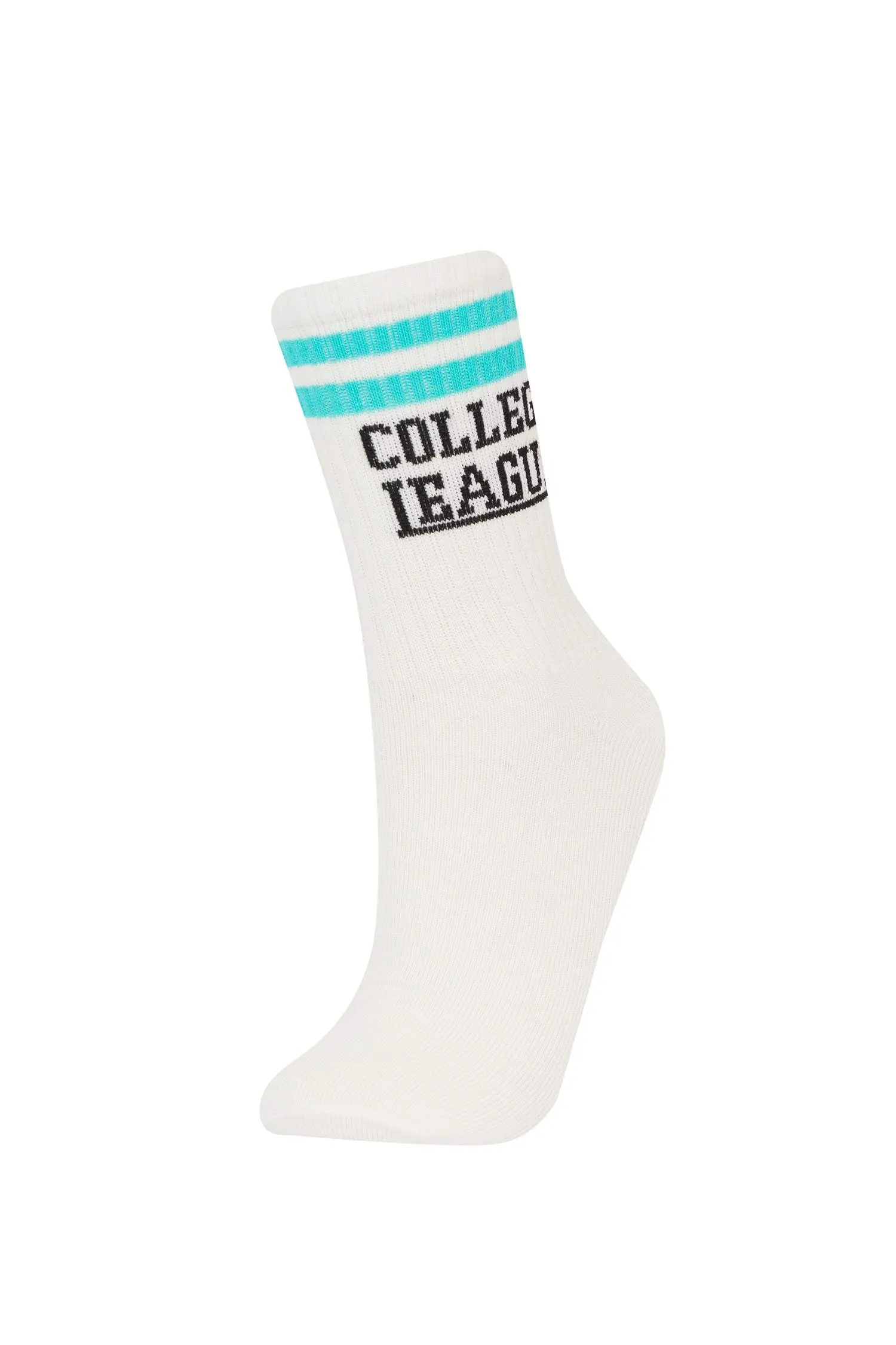 5 Pcs Cotton Long Socks with Man's Children's Comfortable Rubber