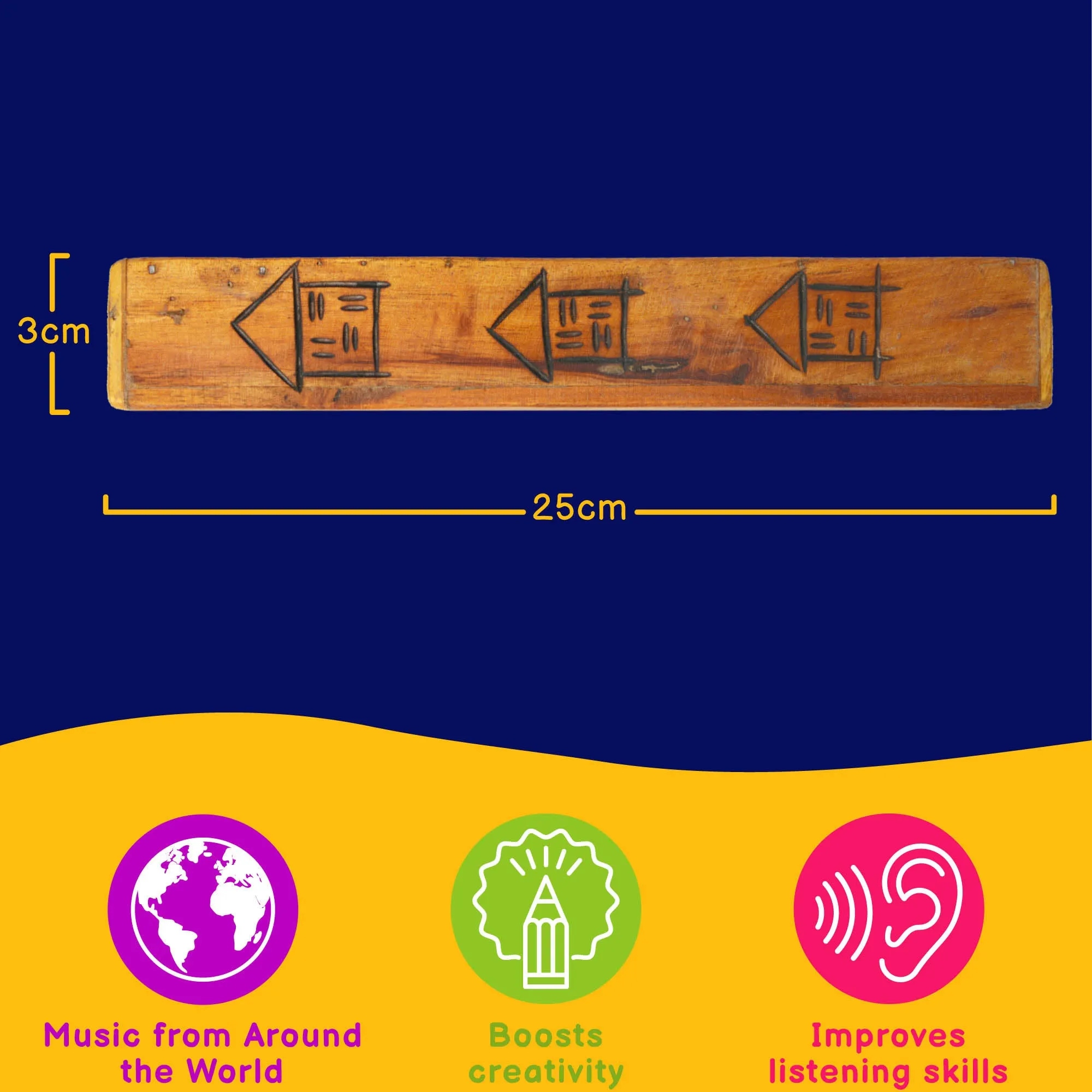 A-Star Rainstick Shaker Woodblock