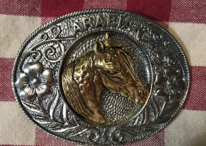 Accessory: Trophy Buckle Arabian Horsehead