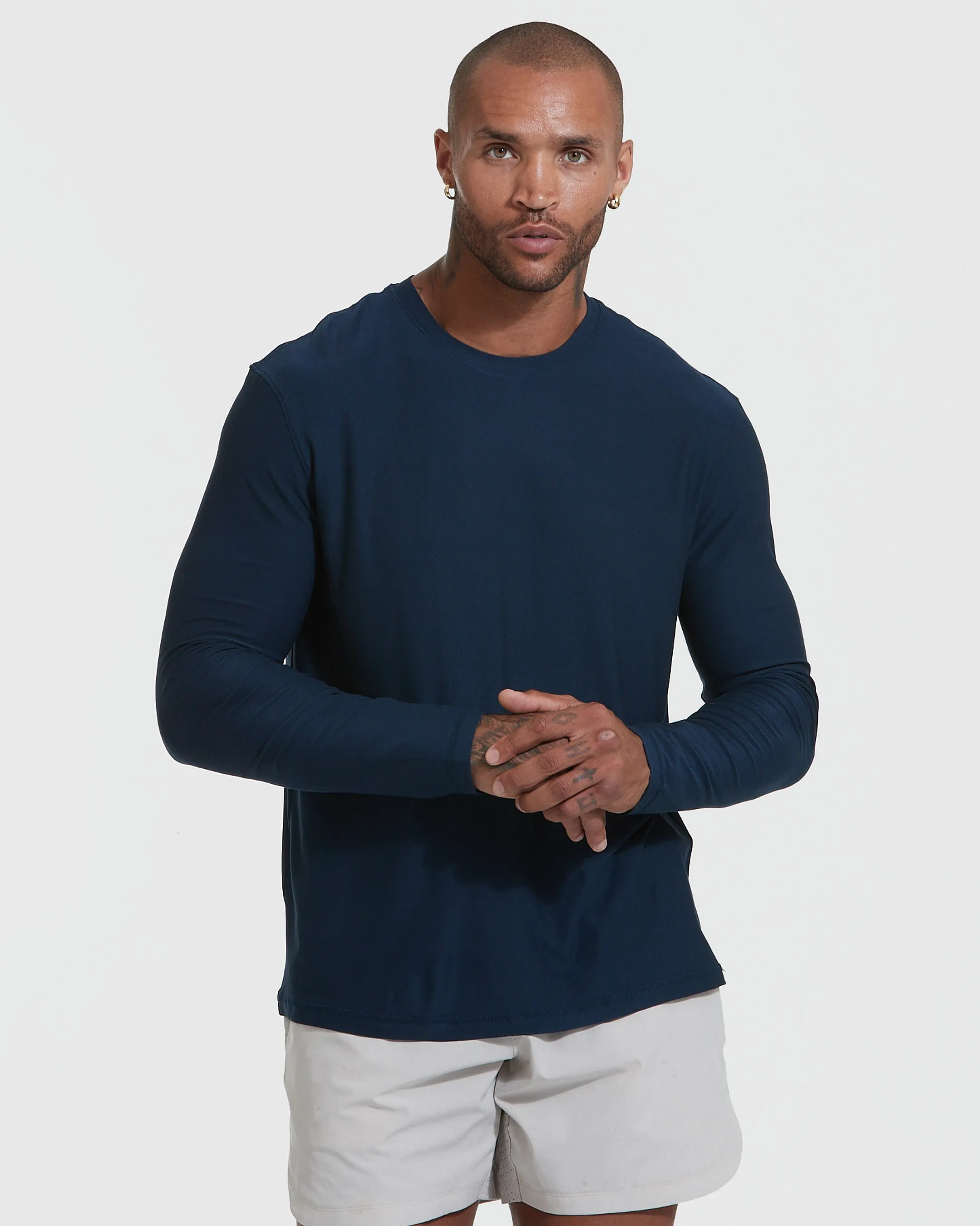 Active Long Sleeve Crew Neck T-Shirt