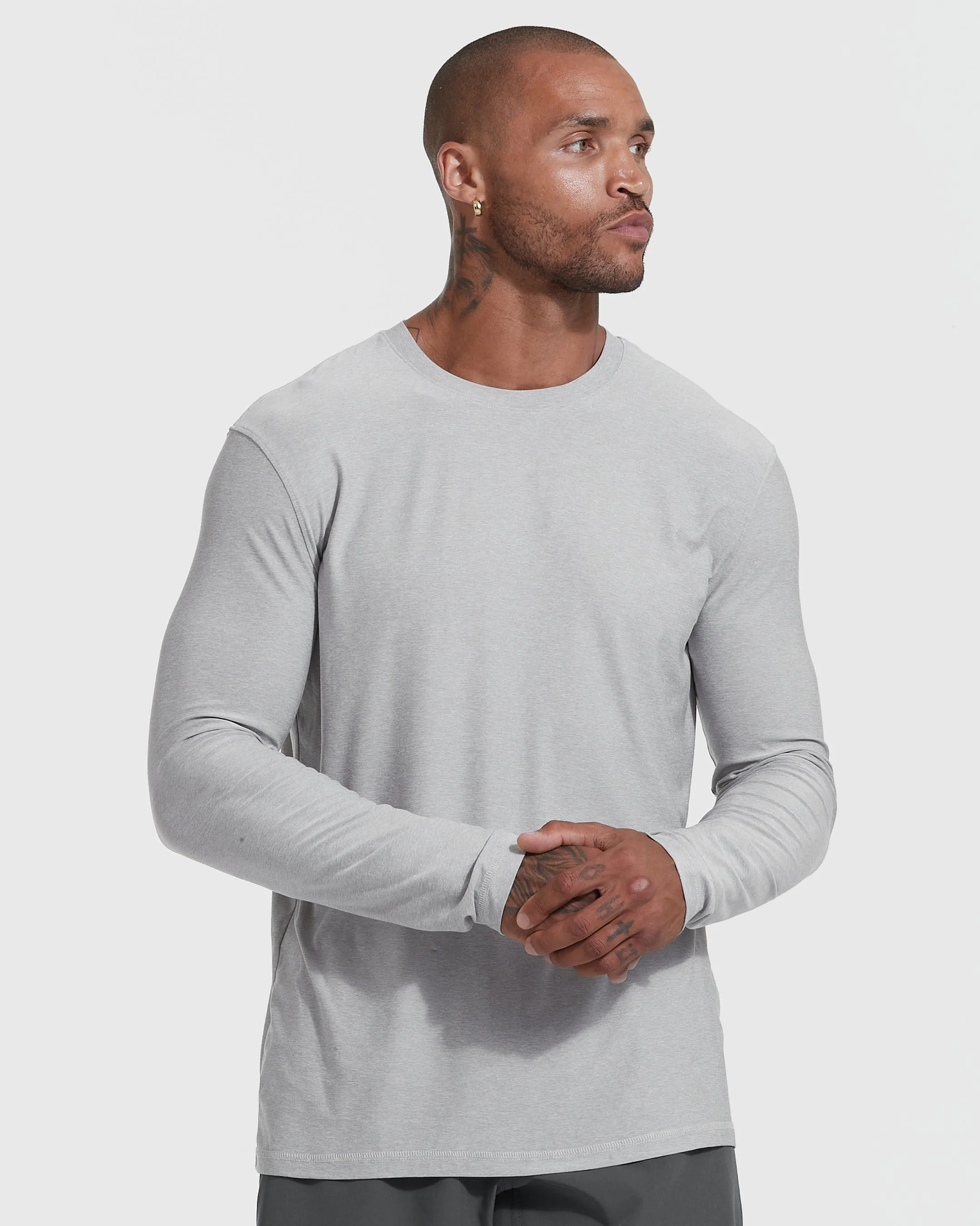 Active Long Sleeve Crew Neck T-Shirt