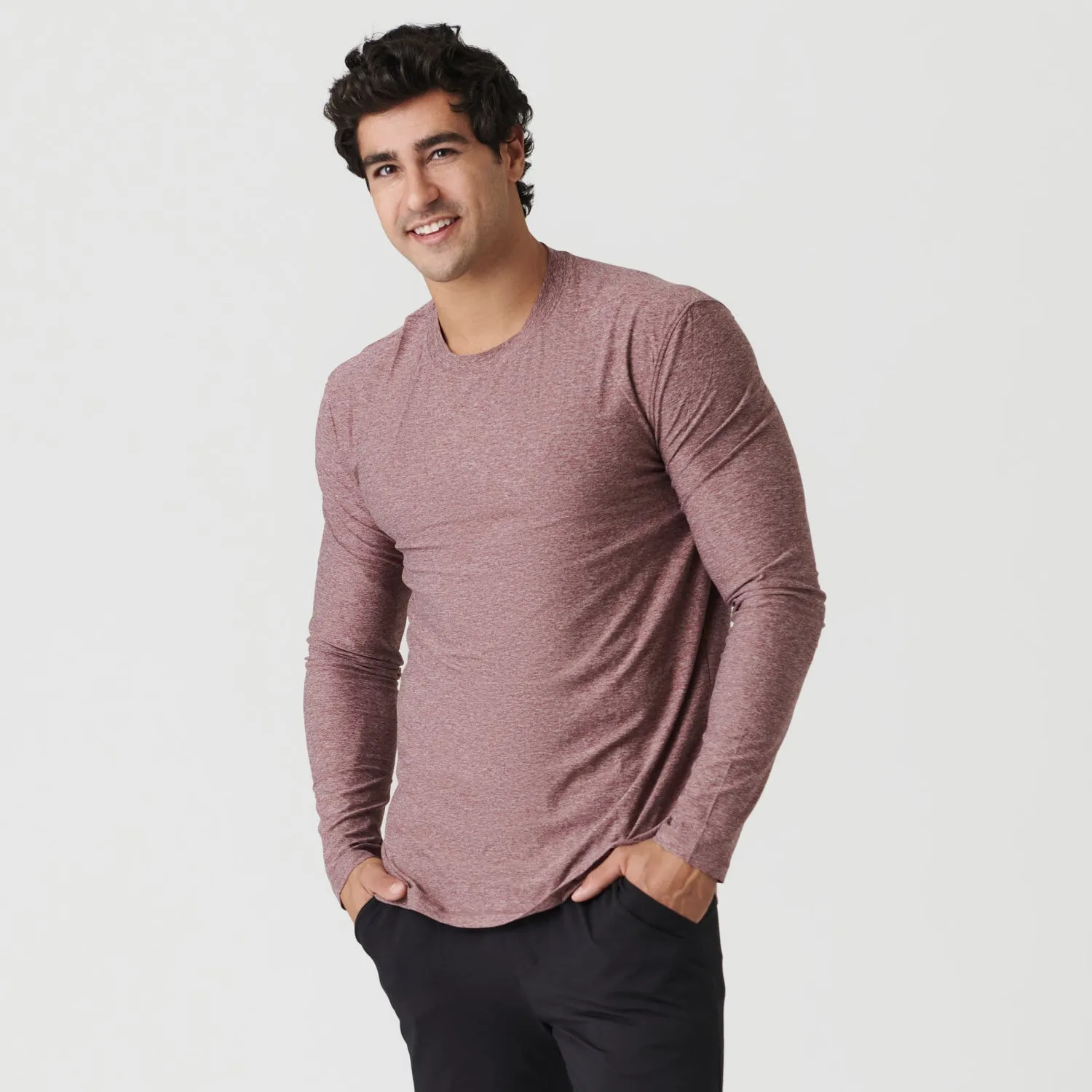 Active Long Sleeve Crew Neck T-Shirt