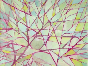 Against All Odds   Original Painting by Nancy Tobin - Abstract Landscape Artwork
