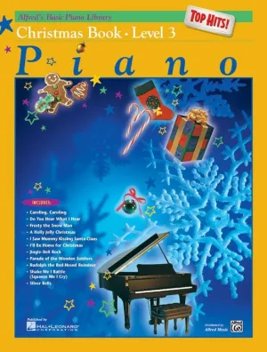 Alfred's Basic Piano Library: Christmas Book - Top Hits ! - Complete Level 3