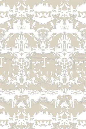 alpine toile wallpaper