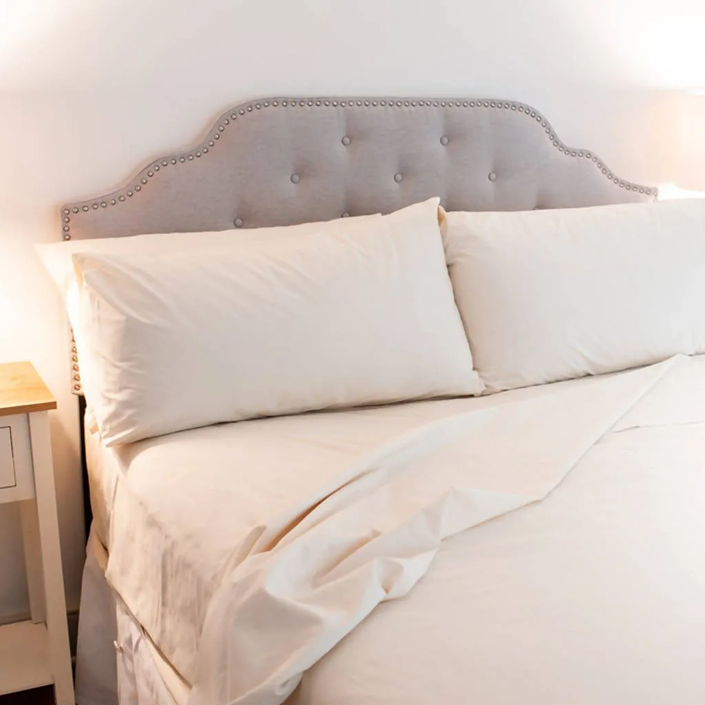 American Made Organic Cotton Sheets - 4 sizes - White