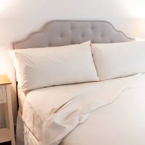 American Made Organic Cotton Sheets - 4 sizes - White