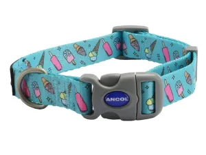 Ancol Soho Nylon Adjustable Collar - Ice Cream