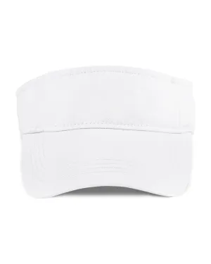 Anvil Solid-Low Profile Twill Visor | White