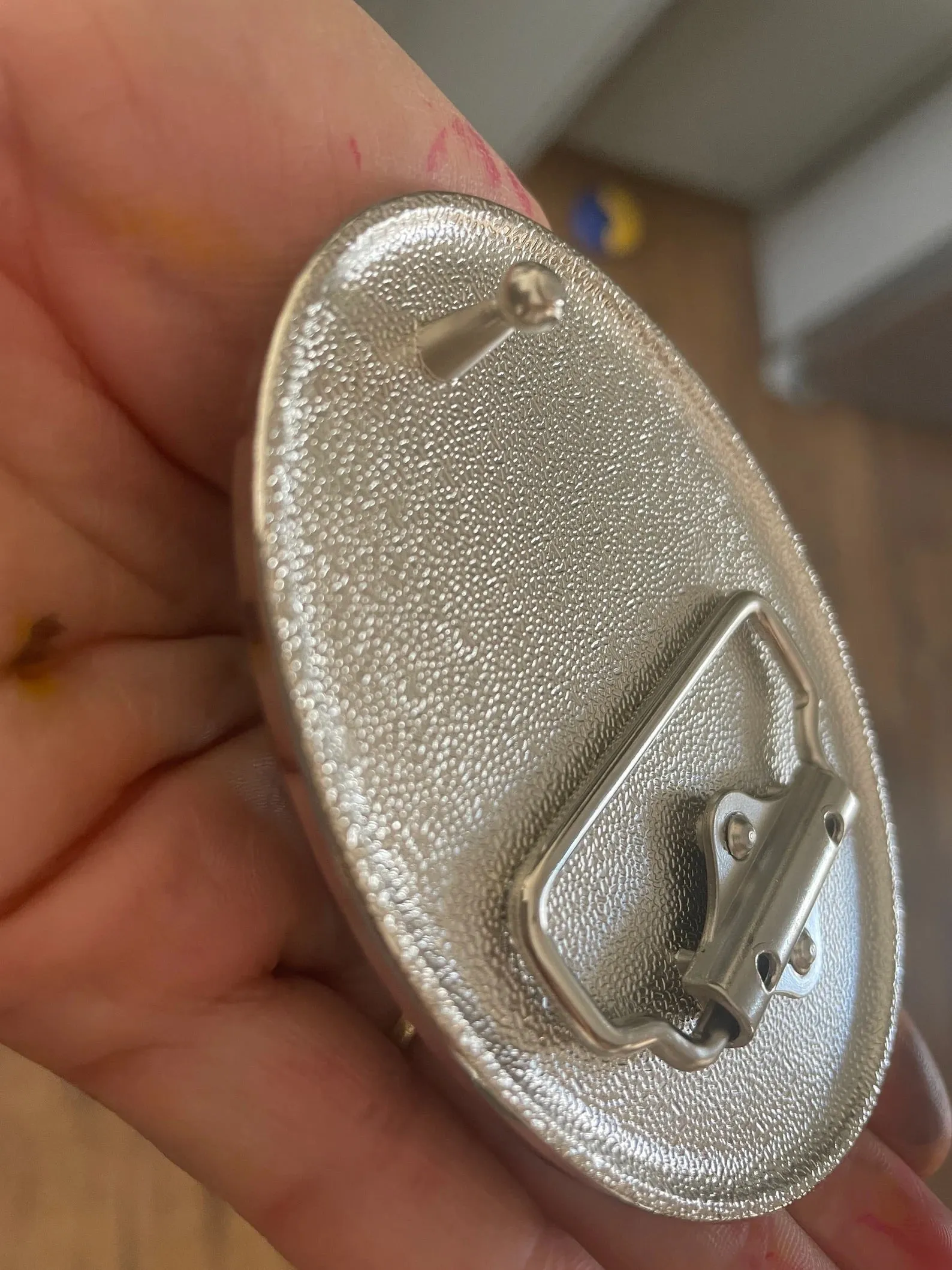 Asymmetrical Turquoise Belt Buckle
