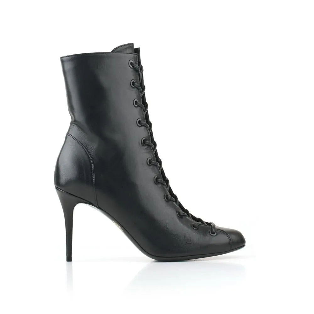 Bandit Booties 85 Mm Black Matt Leather