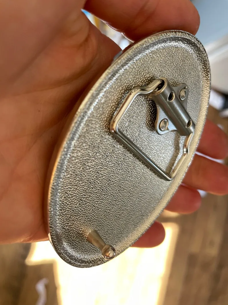 Bighorn Ram Skull Belt Buckle