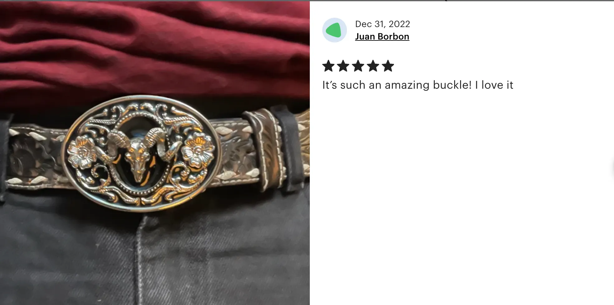 Bighorn Ram Skull Belt Buckle