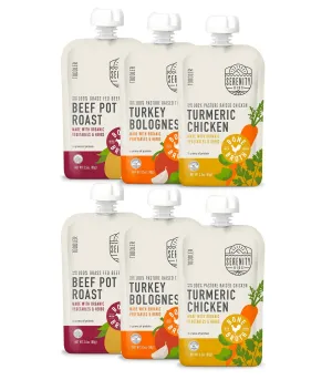 Bone Broth Baby Food Variety Pack