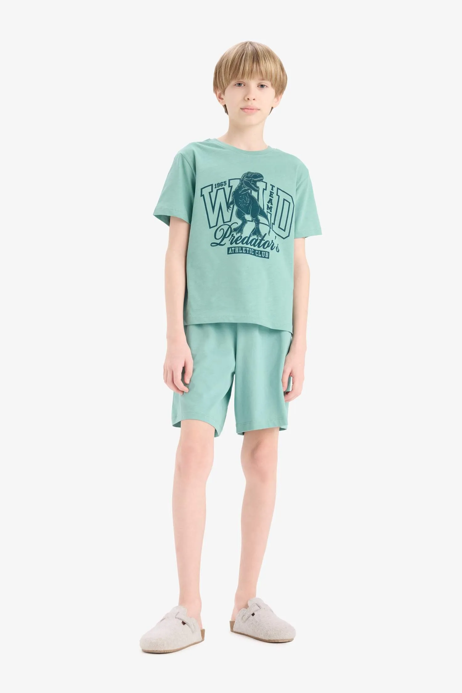 Boy New Regular Fit 2 Pajama Set