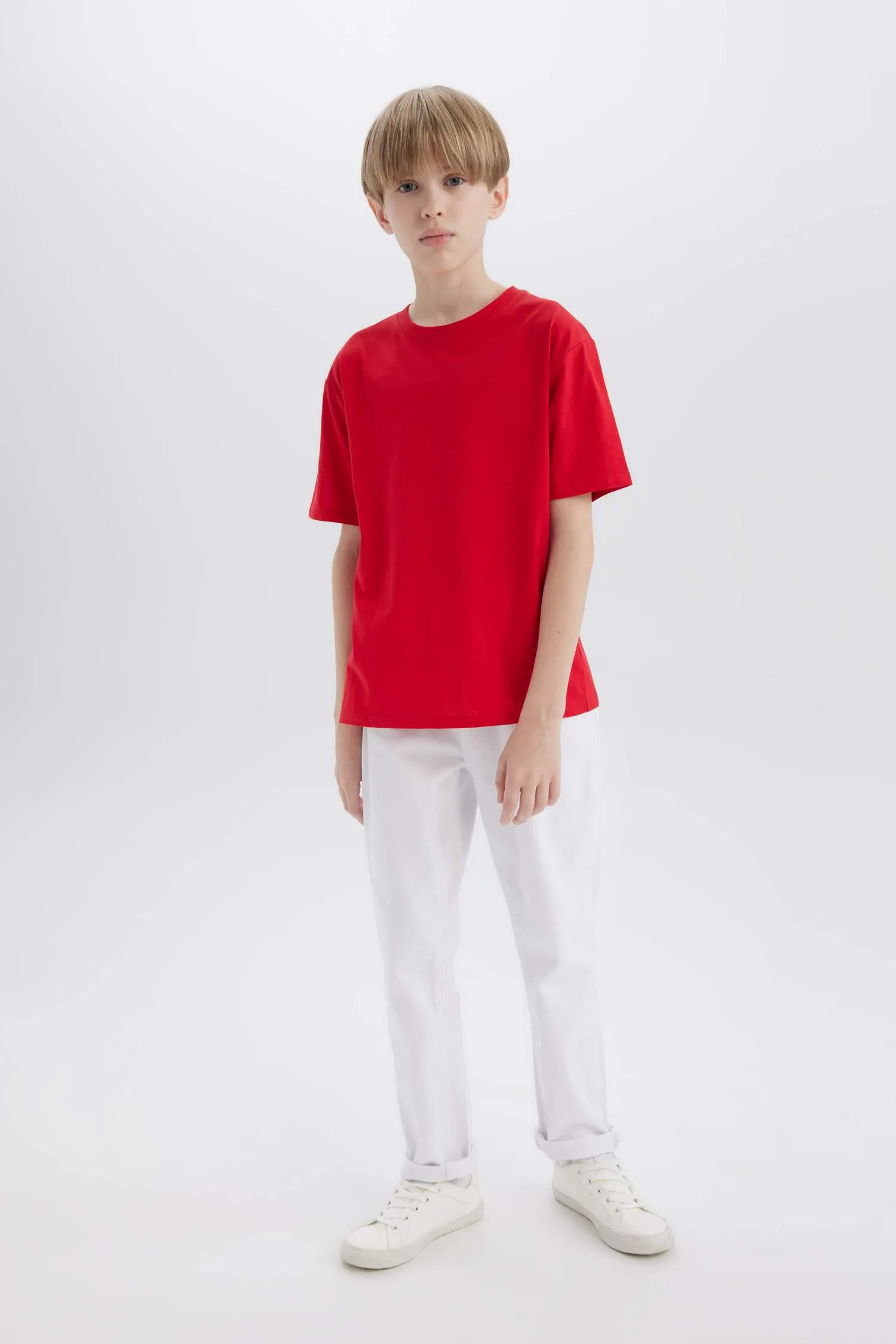 Boy Regular Fit Crew Neck Short Sleeve T-Shirt
