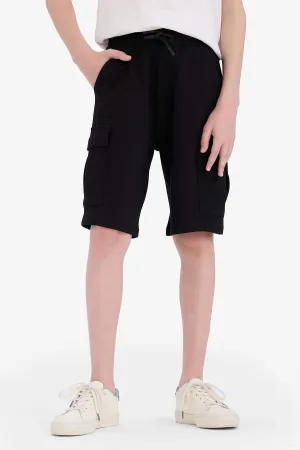 Boy Regular Fit Sweatshirt Fabric Shorts