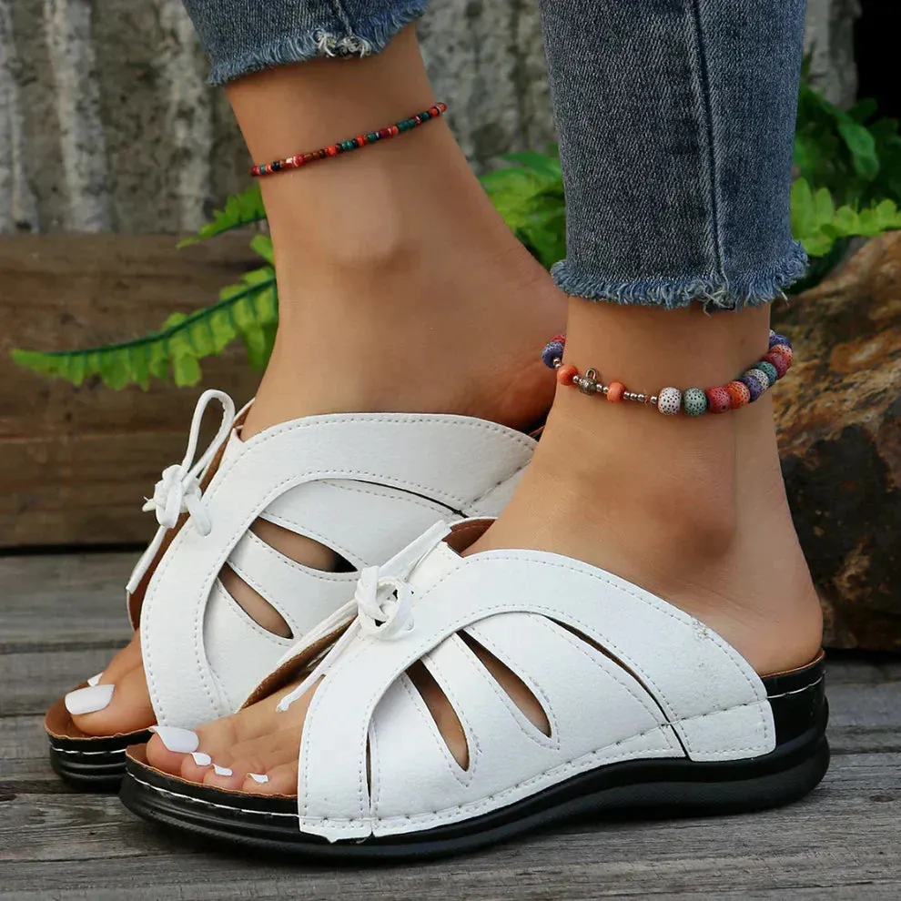 Camila® | Comfortable sandals with bow