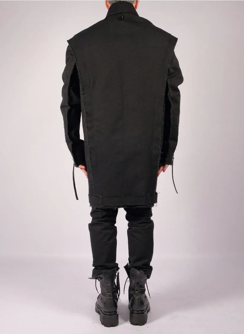 Canvas Coat with Zippers