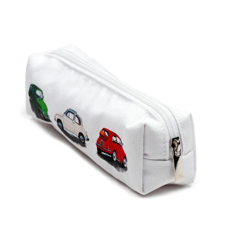 Canvas Pencil Case - Fiat 500