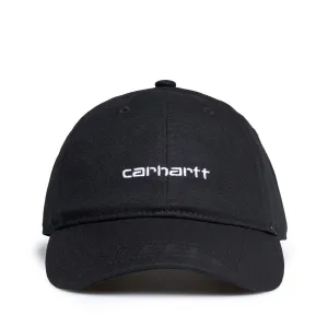 Canvas Script Cap | Black