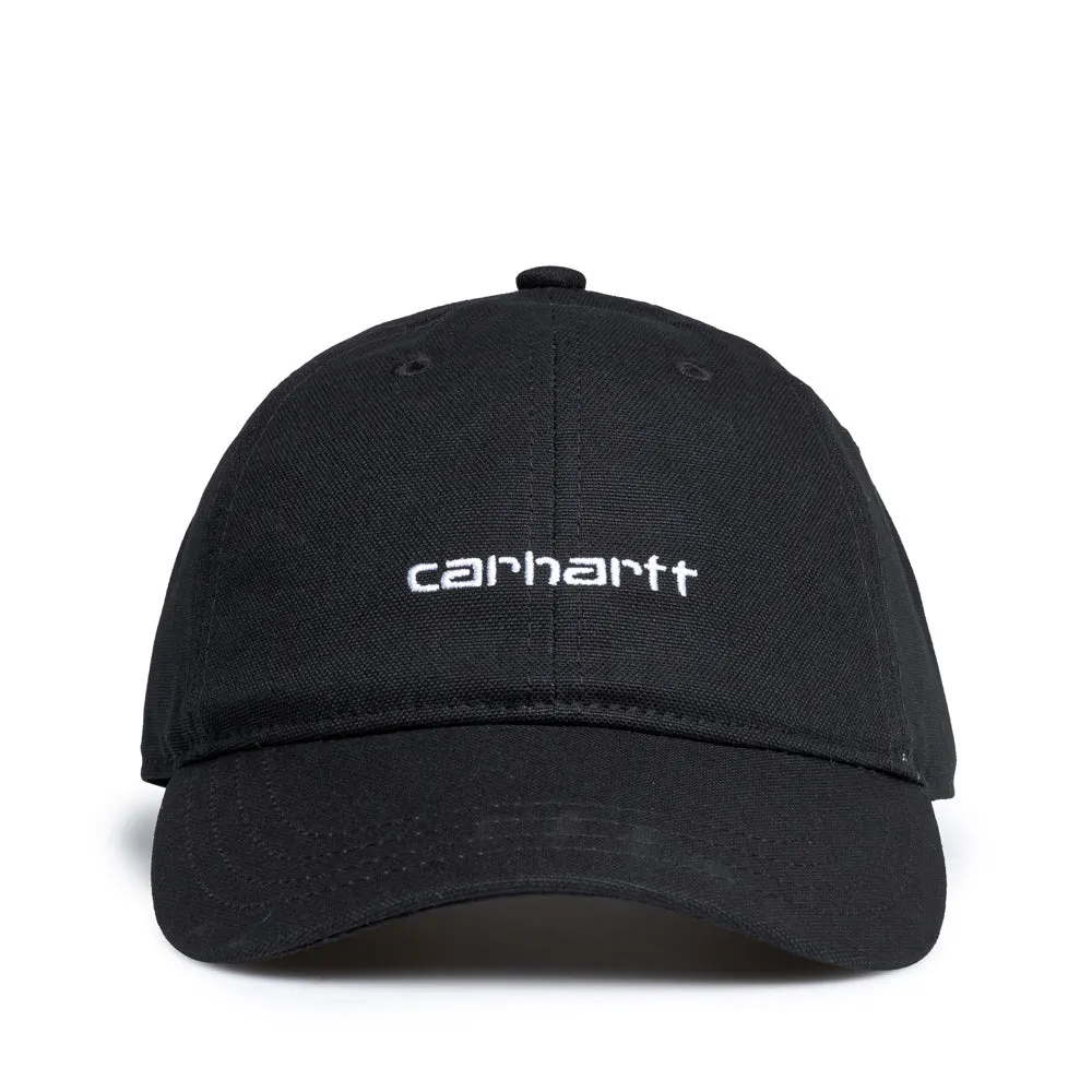 Canvas Script Cap | Black