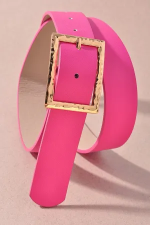 Cecilia Hammered Metal Belt