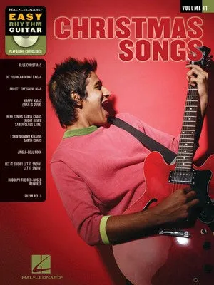 CHRISTMAS SONGS EASY RHYTHM GTR V11 BK/CD