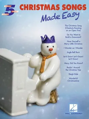 CHRISTMAS SONGS MADE EASY 5 FINGER PIANO