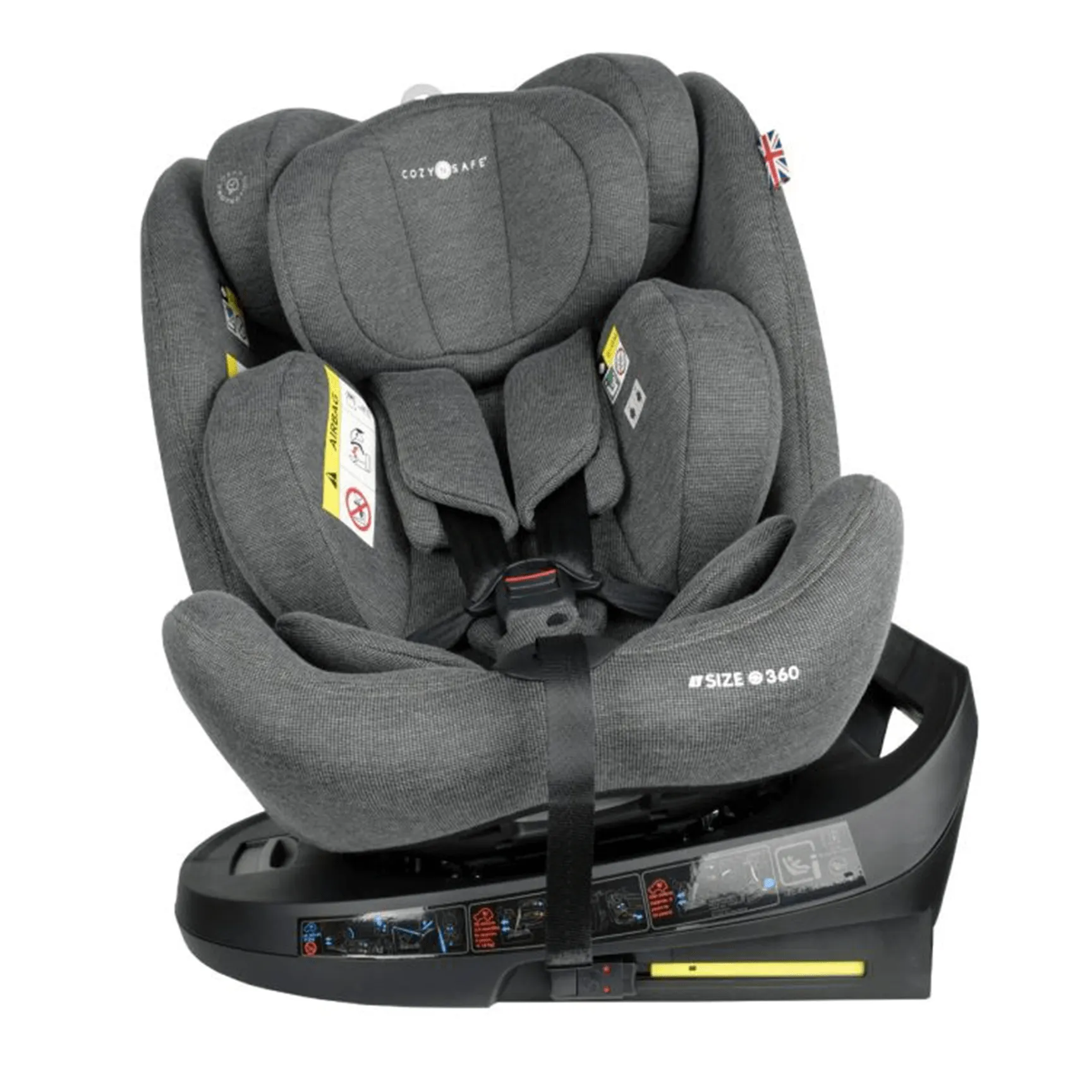 Cozy N Safe Apollo i-Size 360 Car Seat - Moon Grey