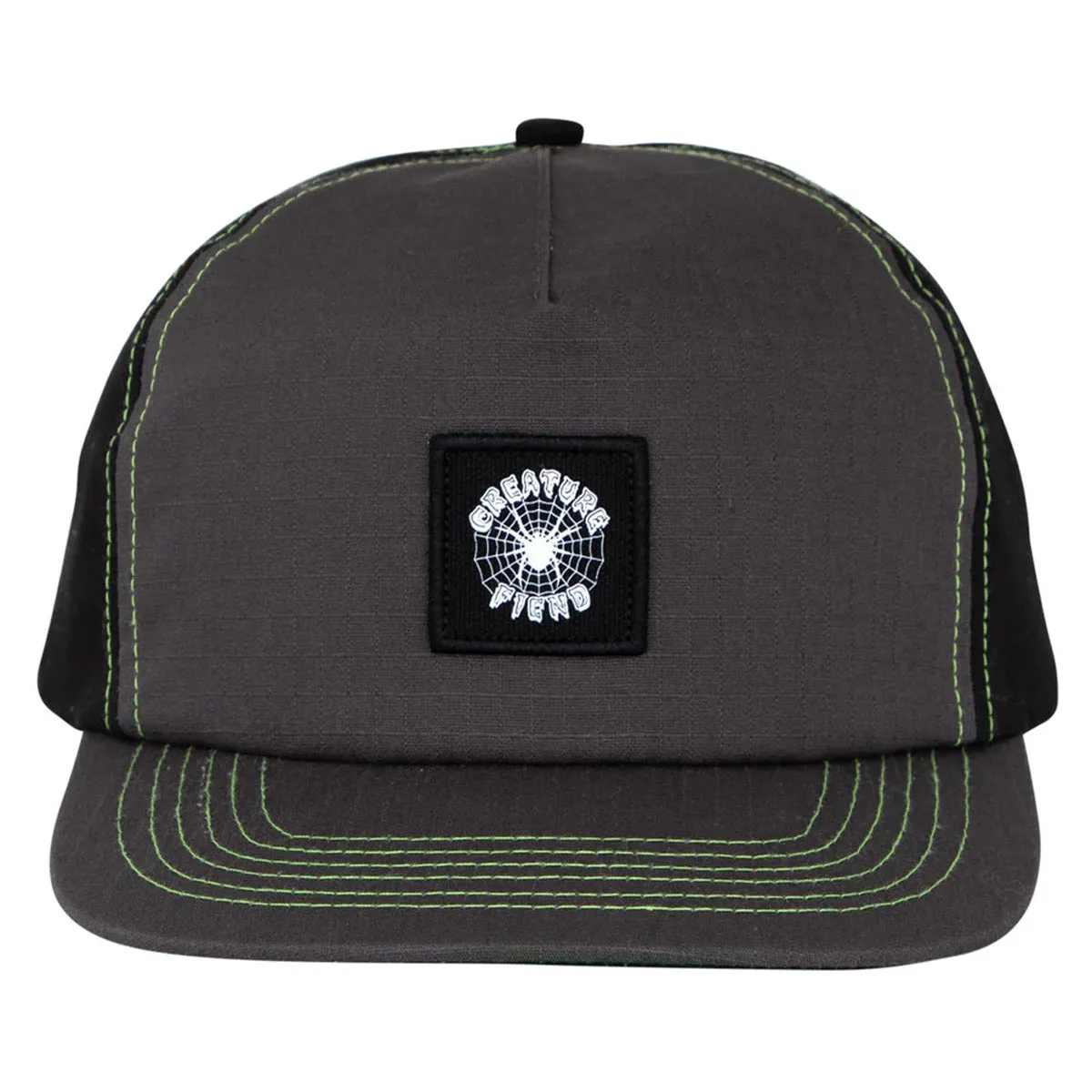 Creature - Web Snapback Hat Grey/Black
