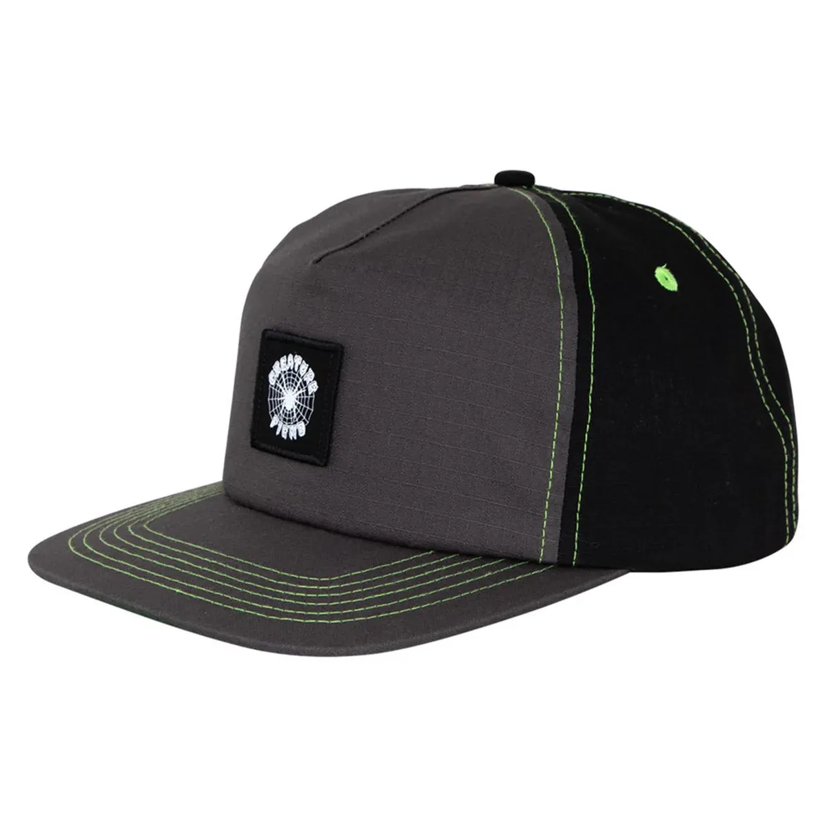 Creature - Web Snapback Hat Grey/Black