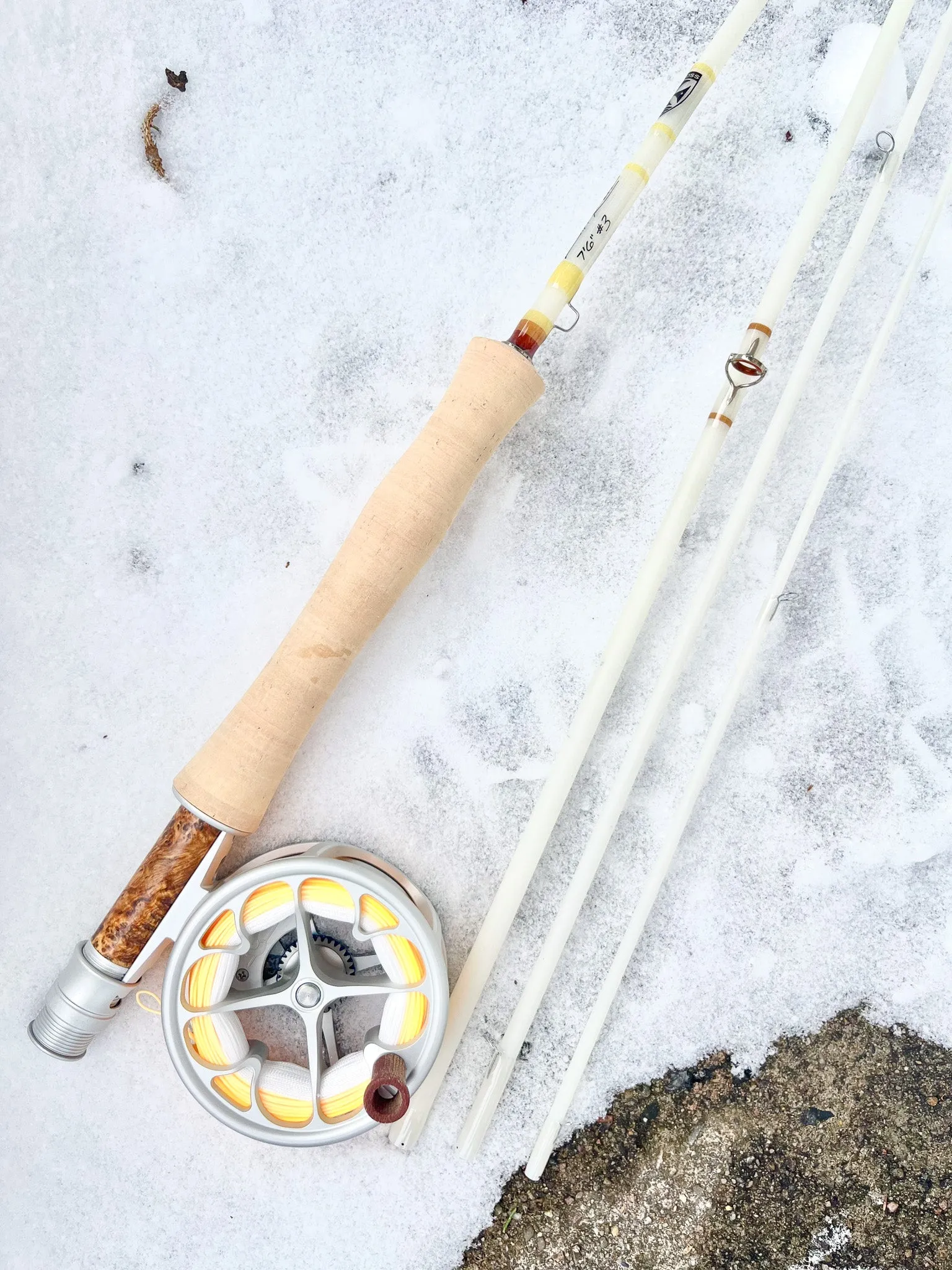 Custom Snow Glass S-Glass Fly Rods