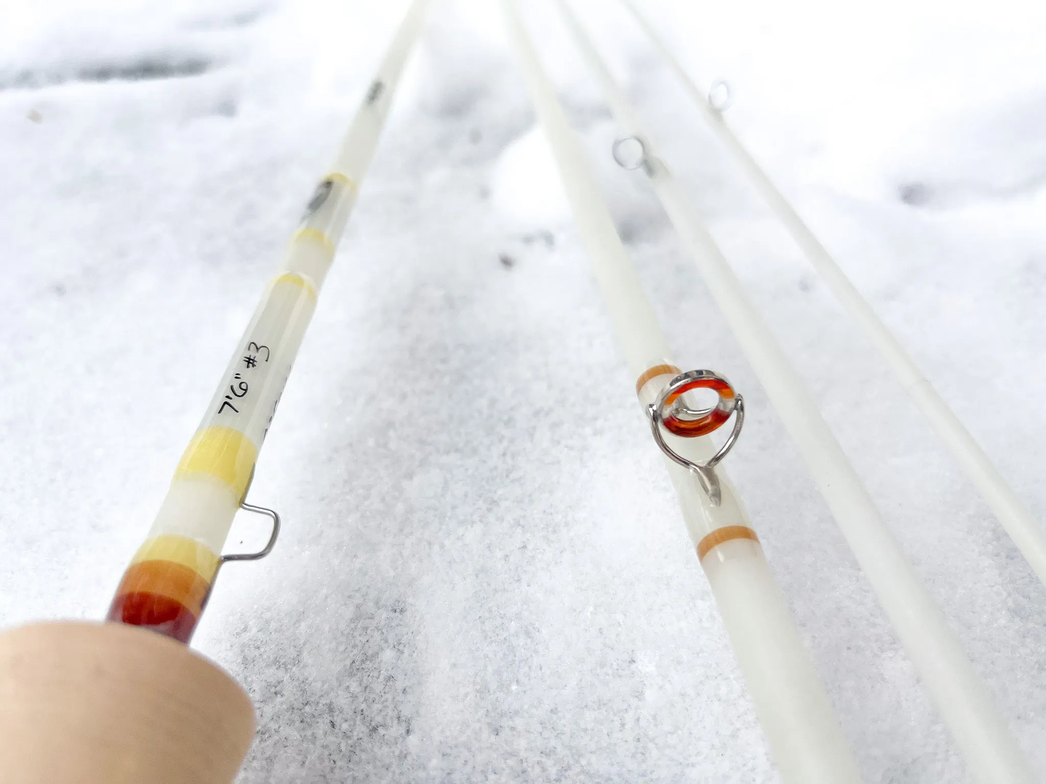 Custom Snow Glass S-Glass Fly Rods