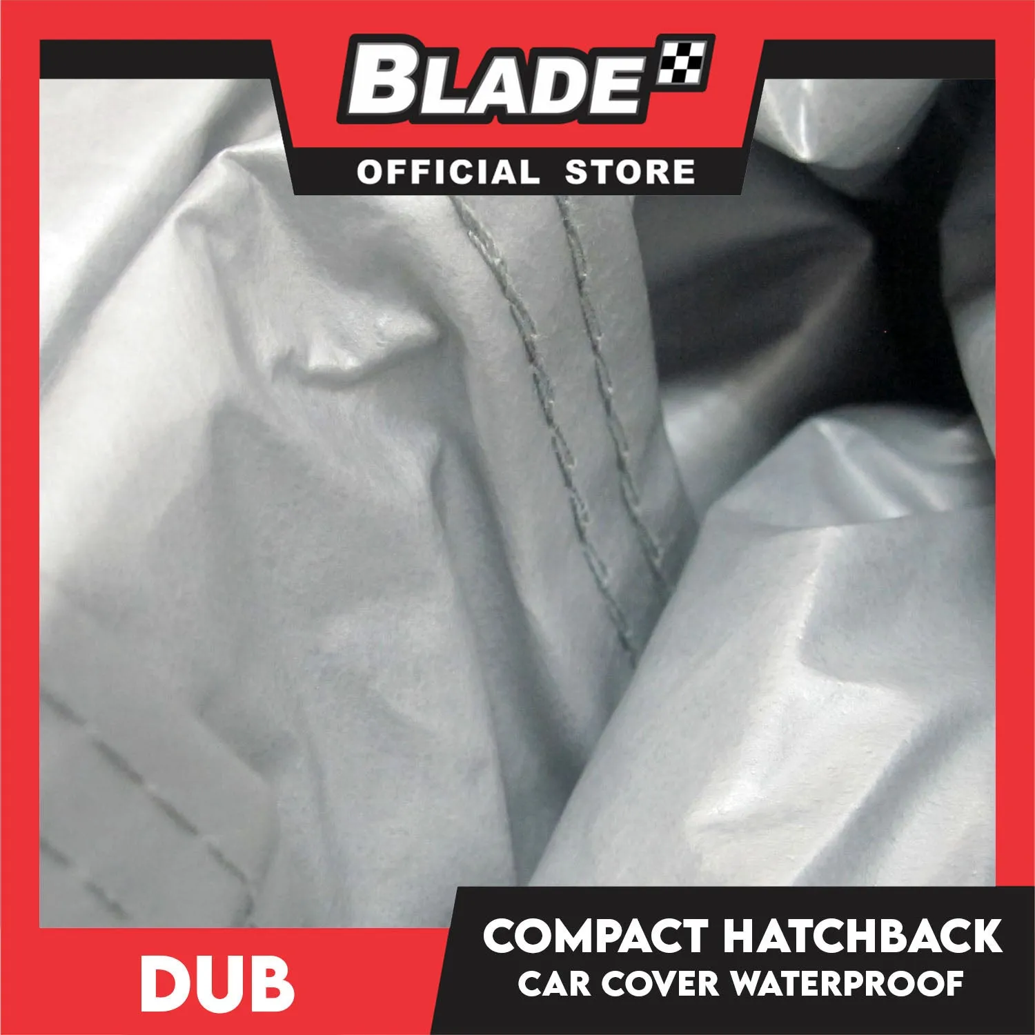 Dub Car Cover Hatchback Waterproof w/ Storage Bag Fits for Toyota Wigo, Yaris, Honda Brio, Jazz, Mazda 2, Suzuki Celerio, Swift, Mitsubishi Mirage