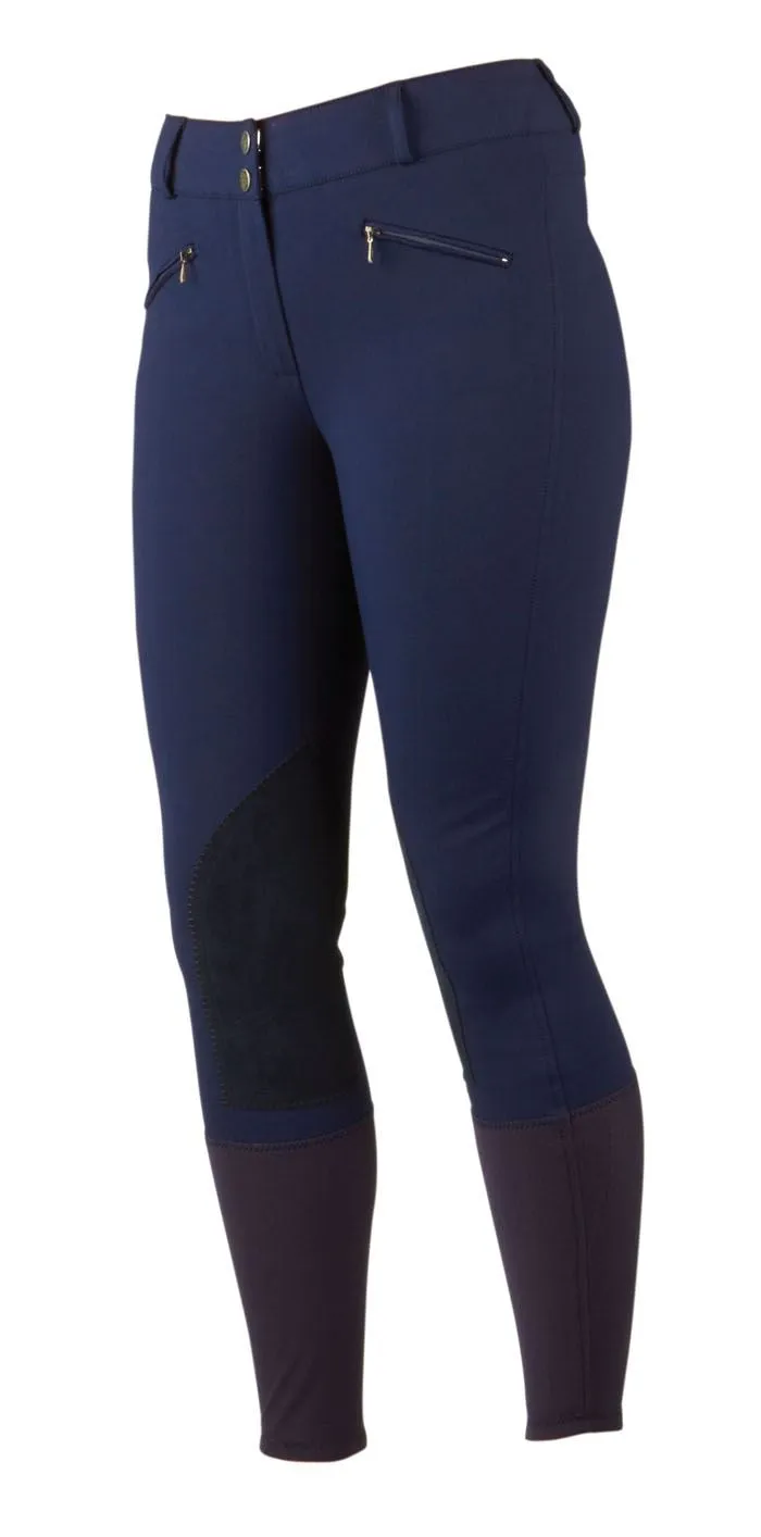Dublin Supa Shape It Performance Euro Seat Clarino Knee Patch Breeches