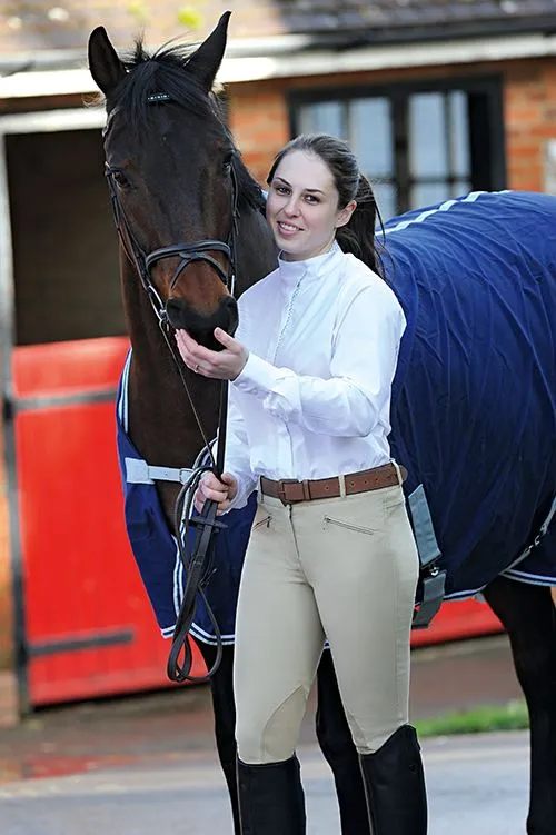 Dublin Supa Shape It Performance Euro Seat Clarino Knee Patch Breeches