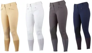 Dublin Supa Shape It Performance Euro Seat Clarino Knee Patch Breeches