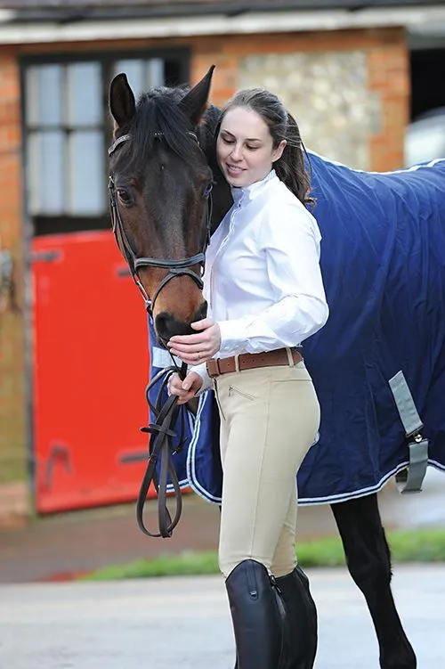 Dublin Supa Shape It Performance Euro Seat Clarino Knee Patch Breeches